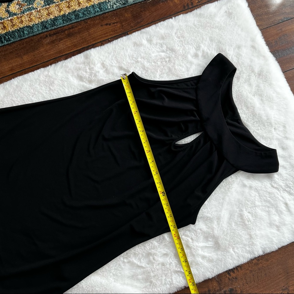 White House Black Market Sleeveless Top Keyhole Front and Back Black Sz S - Picture 15 of 16